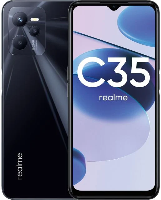 

Смартфон realme C35 128 ГБ черный