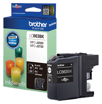 

Картридж черный Brother LC663BK