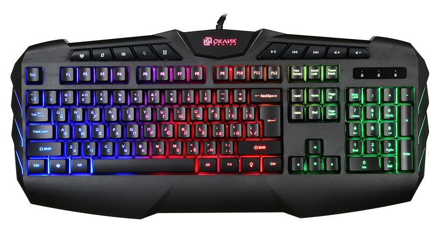 

Клавиатура Oklick KeyBoard 777G PSYCHO 1061949, цвет черный