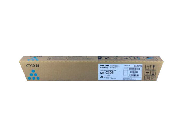 

Тонер-картридж голубой Ricoh MPC406, 842096