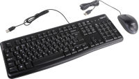 Клавиатура+мышь Logitech MK120 920-002561, цвет черный