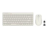 Клавиатура+мышь A4tech Клавиатура + мышь Fstyler FG2200 Air FG2200 AIR BEIGE, цвет бежевый  EN keyboard