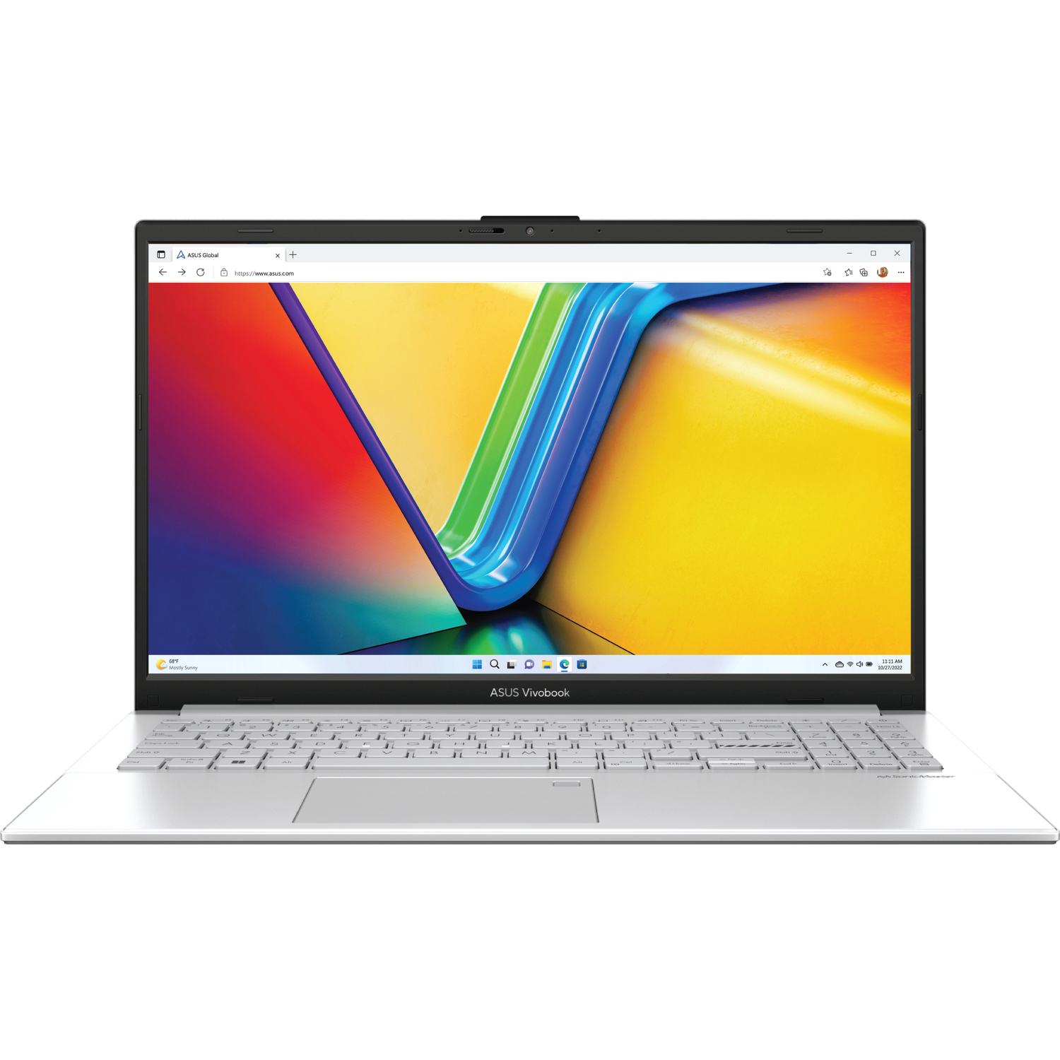 Ноутбук ASUS VivoBook Go 15 E1504FA-BQ092 AMD Ryzen 3 7320U (серебристый) ASUS - фото 1