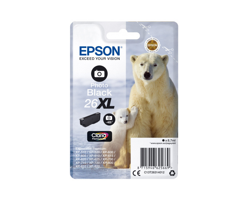 

Картридж черный Epson C13T26314012