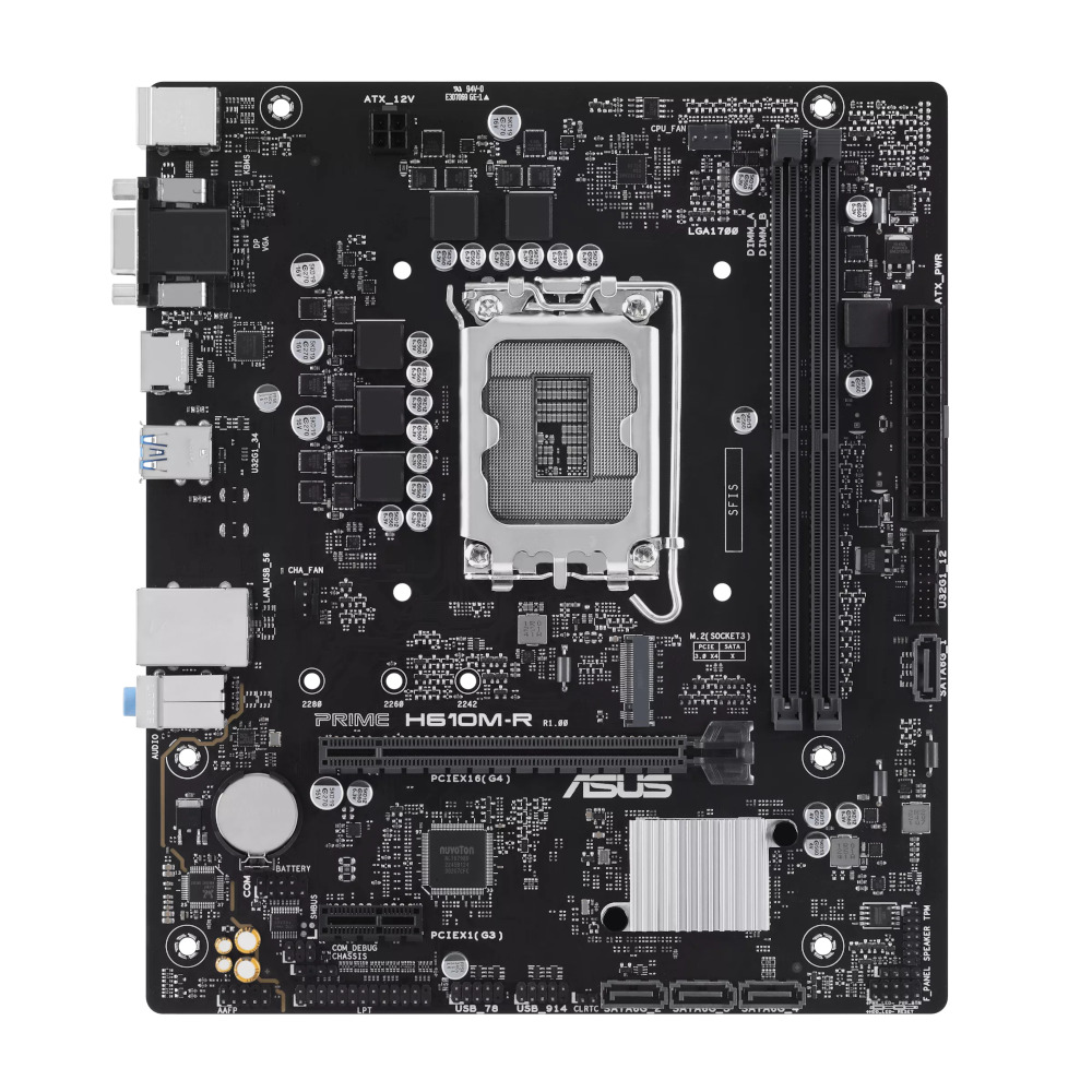   ASUS Intel H610 PRIME H610M-R-SI