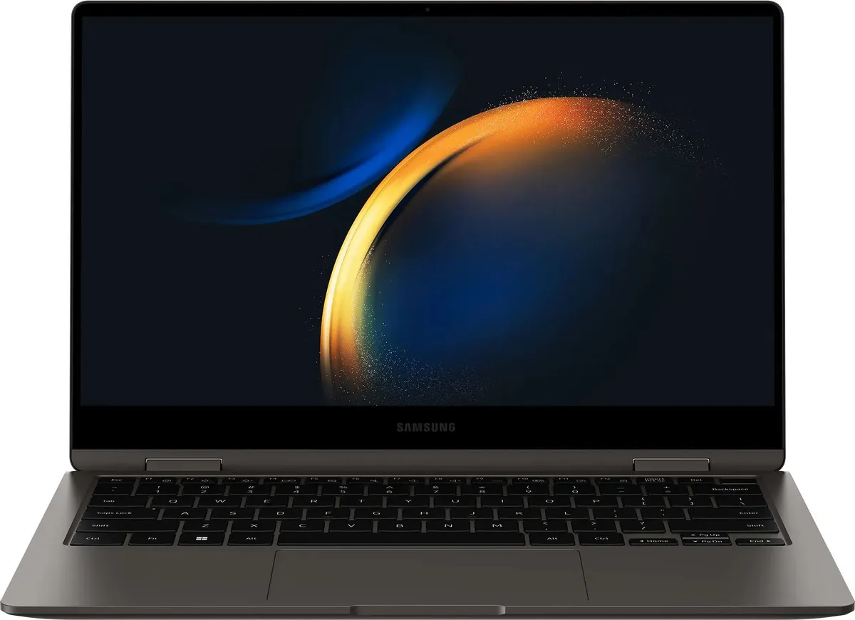 

Ультрабук Samsung Galaxy book 3 360 NP730 Core i7 1360P 16Gb SSD1Tb Intel Iris Xe graphics 13.3" AMOLED Touch FHD (1920x1080) Windows 11 Home 64 dk.grey WiFi BT Cam (NP730QFG-KA3IN)