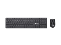 Клавиатура+мышь INFERIT Комплект INF-KM101-WL-BLK, цвет черный