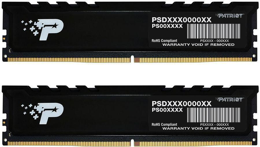 Оперативная память Patriot Signature Premium DDR5 4800МГц 2x16GB, PSP532G4800KH1 Patriot