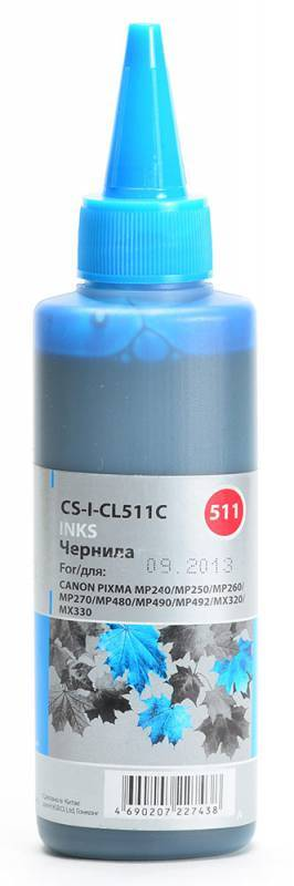 

Чернильница голубой Cactus CS-I-CL511C