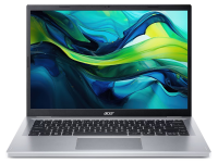 Ноутбук /  ACER Aspire Go 14 AG14-71M-59G4 14&quot;(1920x1200 (матовый) IPS) / Intel Core Ultra 5 125H(1.2Ghz) / 16384Mb / 512PCISSDGb / noDVD / Int:UMA / Cam / BT / WiFi / 50WHr / war 1y / 1.5kg / Iron / NoOS