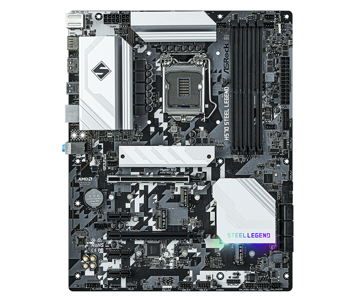 

Материнская плата ASRock LGA 1200 Intel H570 H570 STEEL LEGEND