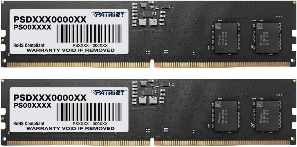 Оперативная память Patriot Desktop DDR5 4800МГц 2x16GB, PSD532G4800K