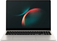 Ультрабук Samsung Galaxy Book 3 Pro NP960 Core i7 1360P 16Gb SSD1Tb Intel Iris Xe graphics 16" AMOLED 3K (2880x1800) Windows 11 Home English 64 beige WiFi BT Cam (NP960XFG-KA1US)