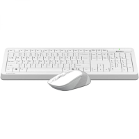 Клавиатура+мышь A4tech Клавиатура + мышь Fstyler FG1010S FG1010S WHITE, цвет белый