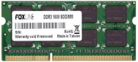 Оперативная память Foxline Laptop DDR3 1600МГц 8GB, FL1600D3S11-8G, RTL