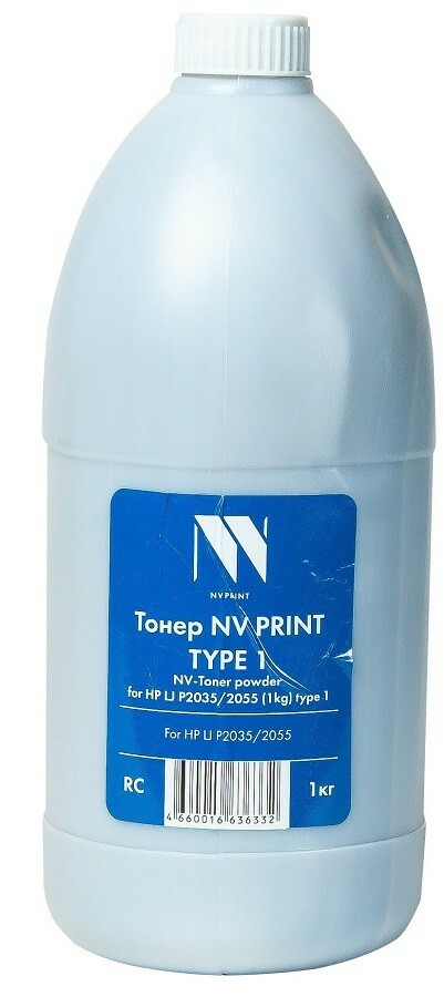 Тонер черный NVPrint для HP, NV-HP LJ P2035 (1кг)type1