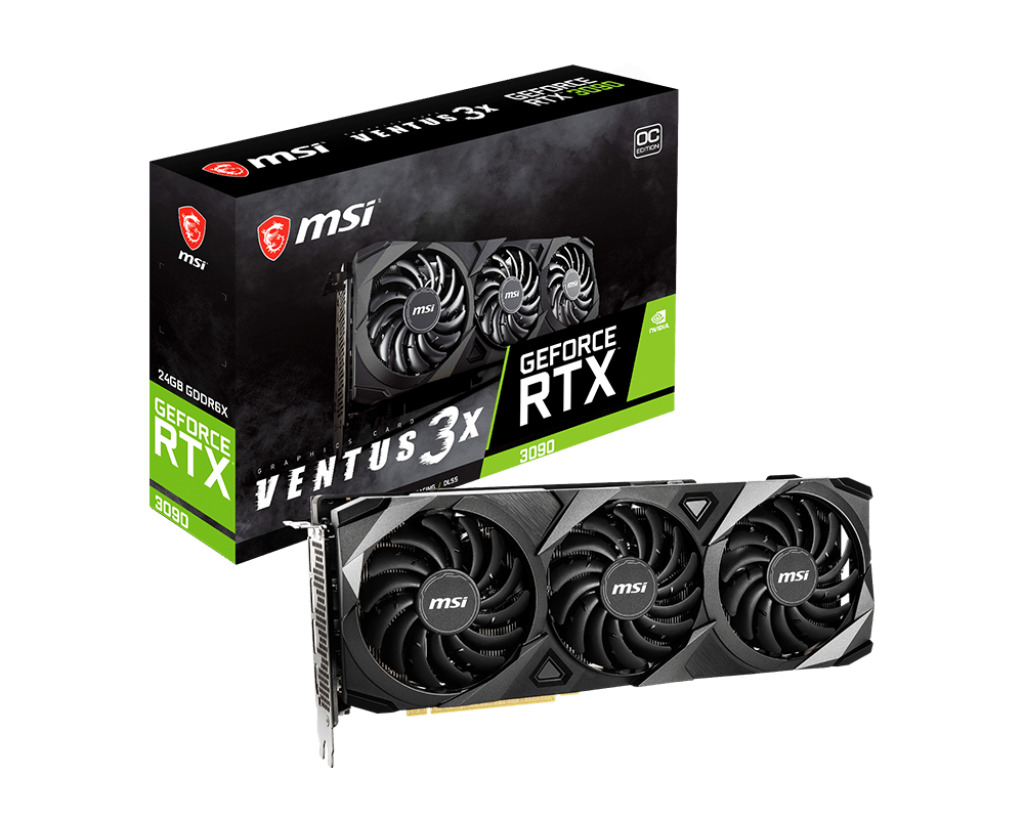 

Видеокарта MSI GeForce RTX 3090 24 Б Retail
