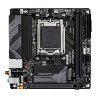 Материнская плата Gigabyte AM5 AMD B650 B650I AX