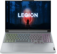 Ноутбук Lenovo Legion Slim 5 16APH8 Ryzen 7 7840HS 16Gb SSD1Tb NVIDIA GeForce RTX4070 8Gb 16" IPS WQXGA (2560x1600) noOS grey WiFi BT Cam (82Y9000BRK)