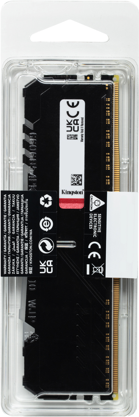 Оперативная память Kingston Desktop DDR4 2666МГц 8GB, KF426C16BBA/8, RTL