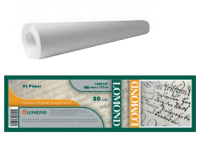 Бумага белый Lomond 24&quot;(A1) 620мм-175м/80г/м2/белый матовое инженерная бумага, 1209131