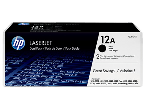 

Картридж черный HP Inc. Q2612AF\AD