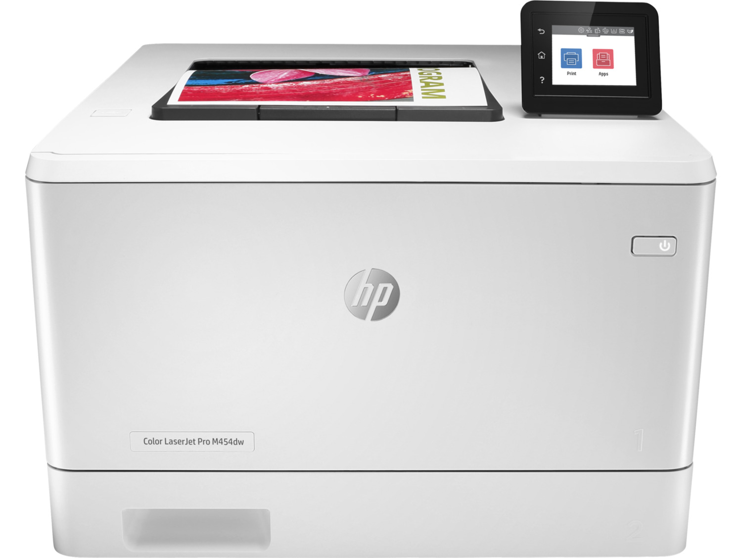 Принтер лазерный HP Color LaserJet Pro M454dw (W1Y45A) A4 Duplex Net WiFi белый HP Inc. - фото 1
