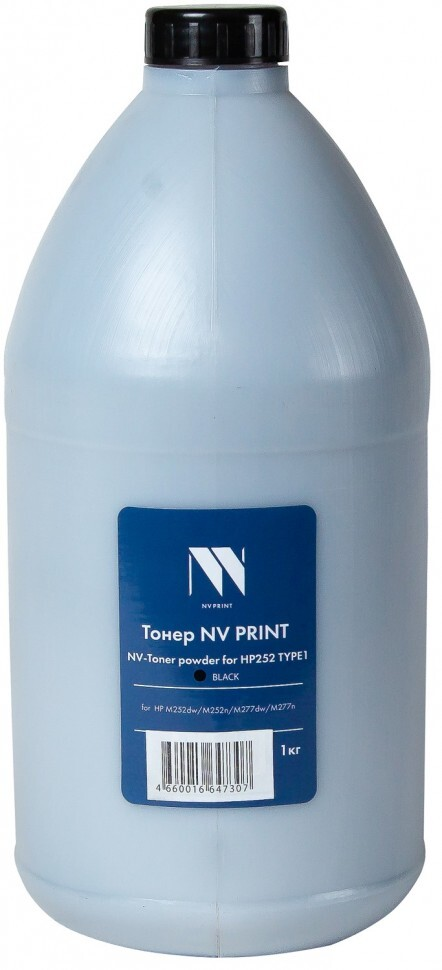 

Тонер черный NVPrint для HP, NV-HP252-TYPE1-1KGBK