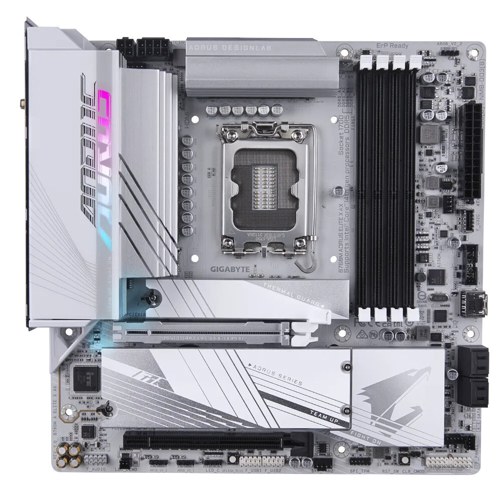 

Материнская плата Gigabyte LGA 1700 Intel B760 B760M A ELITE X AX
