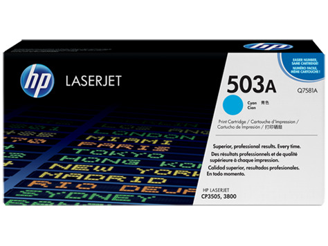 

Картридж голубой HP Inc. Q7581A