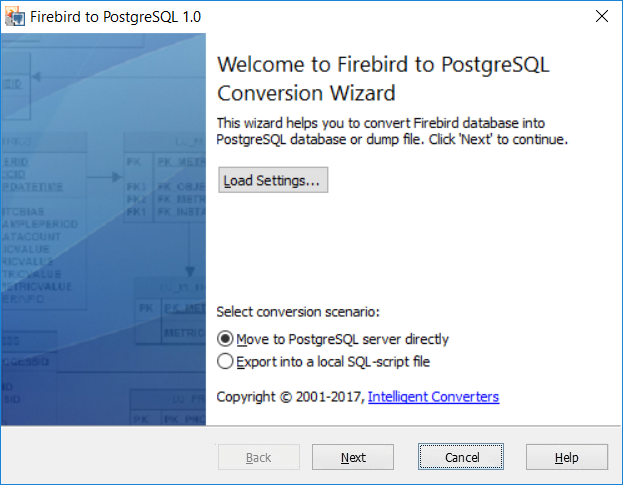 Firebird-to-PostgreSQL 1.5 Intelligent Converters