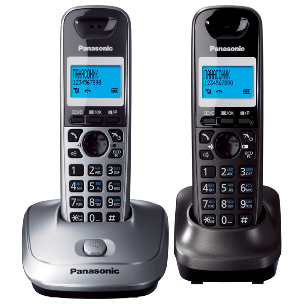 Радиотелефон Panasonic TG2512, 2 трубки