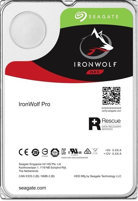 Жесткий диск  SEAGATE IronWolf Pro 3.5  10Tb 7.2K SATA3