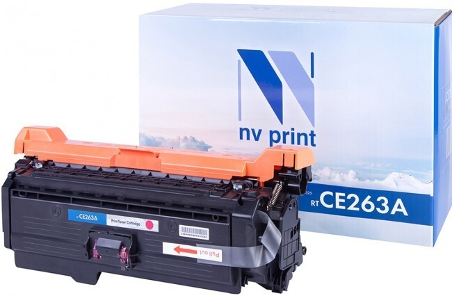 

Картридж пурпурный NVPrint Color LaserJet, NV-CE263AM