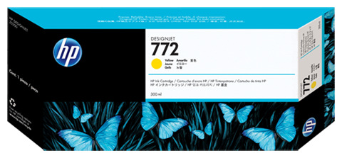 Картридж Cartridge HP 772 CN630A желтый для DJ Z5200 (300 мл) HP Inc. - фото 1