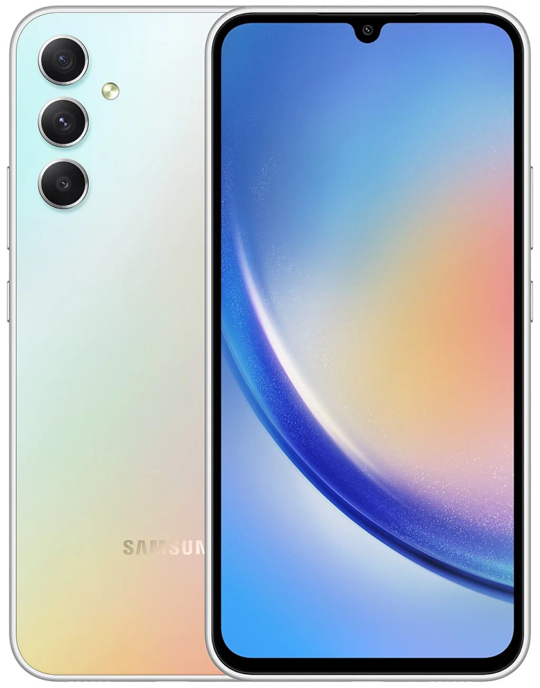 

Смартфон Samsung Galaxy A34 5G SM-A346 128 ГБ серебристый