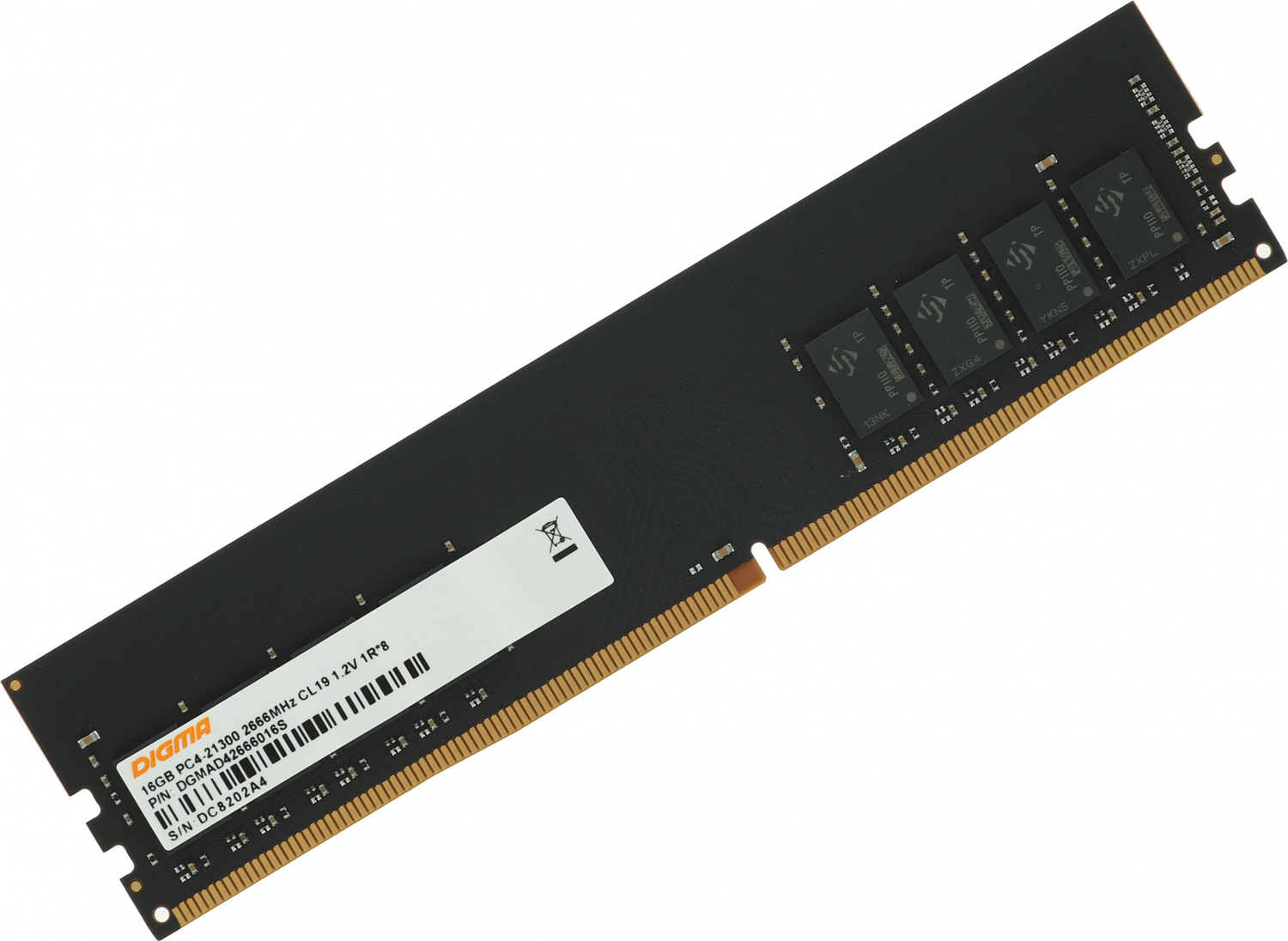   DIGMA DDR4  16Gb, DGMAD42666016S, RTL