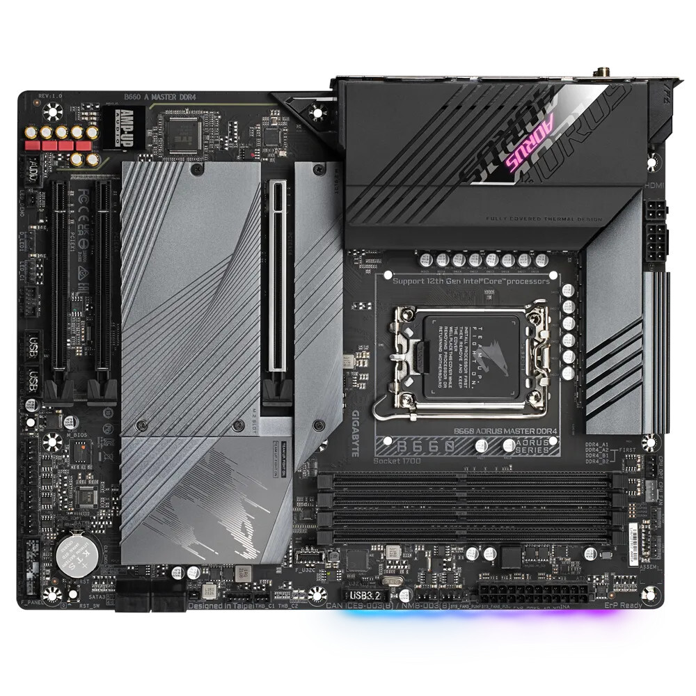 

Материнская плата Gigabyte LGA 1700 Intel B660 B660 AORUS MASTER DDR4