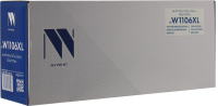 Тонер-картридж черный NVPrint для HP, NV-W1106XL