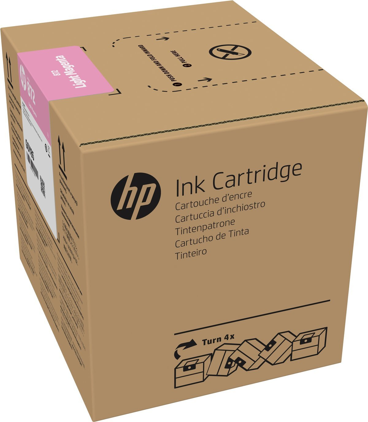 HP 872 3L Lt Magenta Latex Ink Crtg HP Inc. - фото 1
