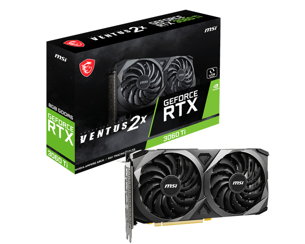 

Видеокарта MSI GeForce RTX 3060 Ti 8 Б Retail LHR