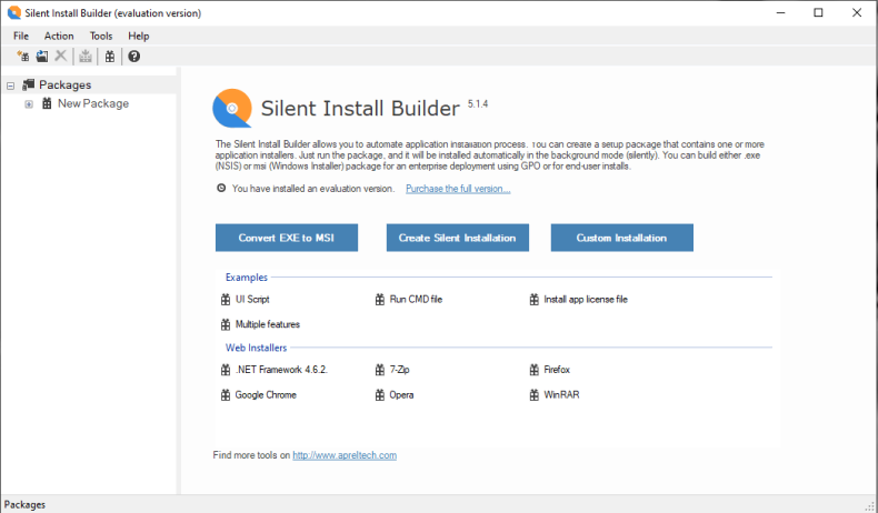Silent Install Builder 5.1.4 AprelTech