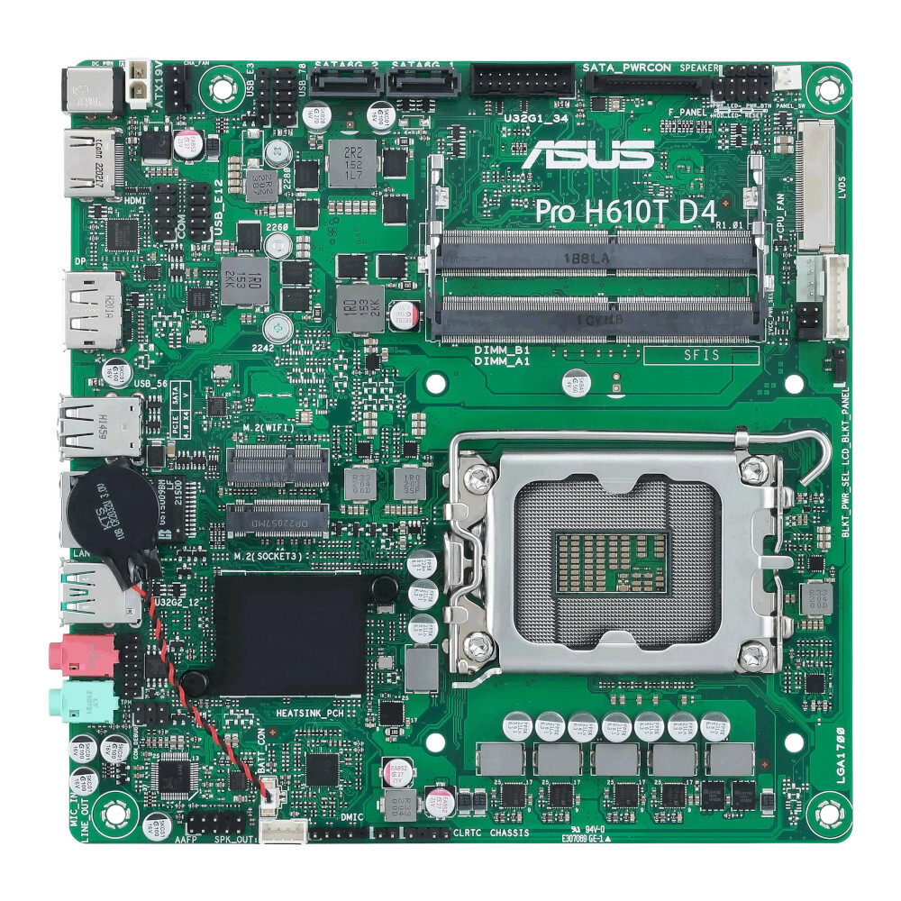Материнская плата ASUS Intel H610 PRO H610T D4-CSM ASUS