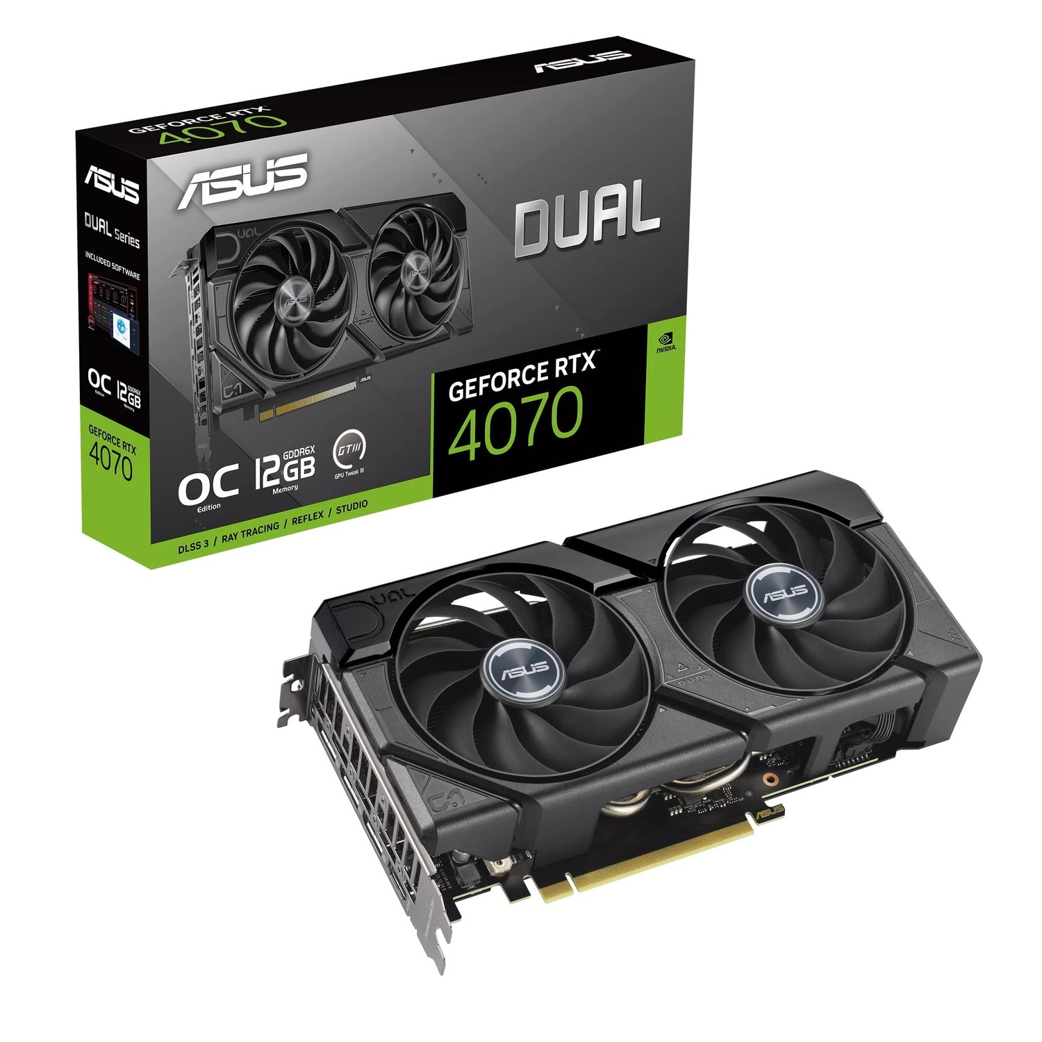 

Видеокарта ASUS GeForce RTX 4070 12 Б Retail