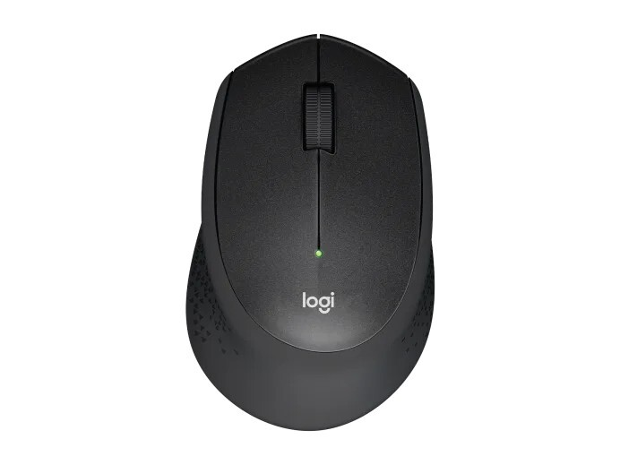 Мышь Logitech M330 Silent Plus черный оптическая (1000dpi) беспроводная USB (2but) Logitech - фото 1