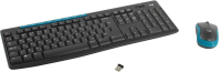 Клавиатура+мышь Logitech Комплект клавиатура + мышь MK275 920-007721 / 920-008535, цвет черный