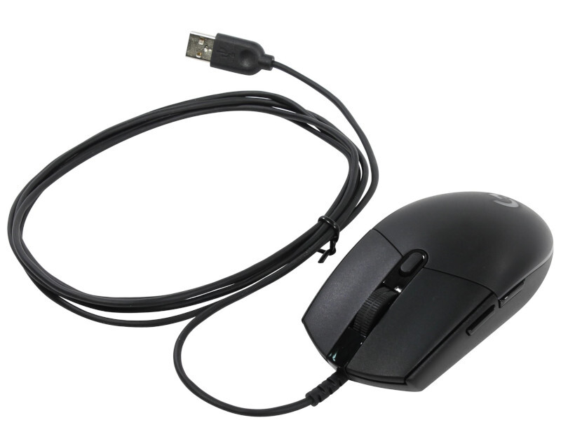 Мышь Logitech G102 LightSync черный оптическая (8000dpi) USB (5but) Logitech - фото 1