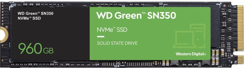 Внутренний твердотельный накопитель Western Digital NVMe 960GB