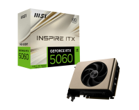 Видеокарта MSI RTX5060 INSPIRE ITX OC 8GB GDDR7 128bit 3xDP HDMI 1FAN RTL