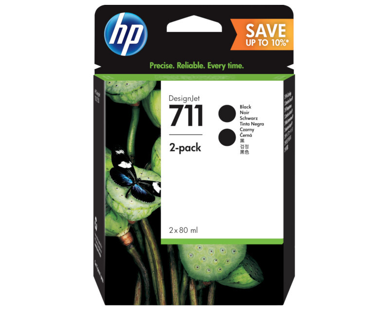 

Комплект картриджей черный HP Inc. 711, P2V31A